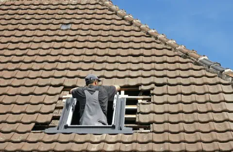 Pose de velux - Vertolaye